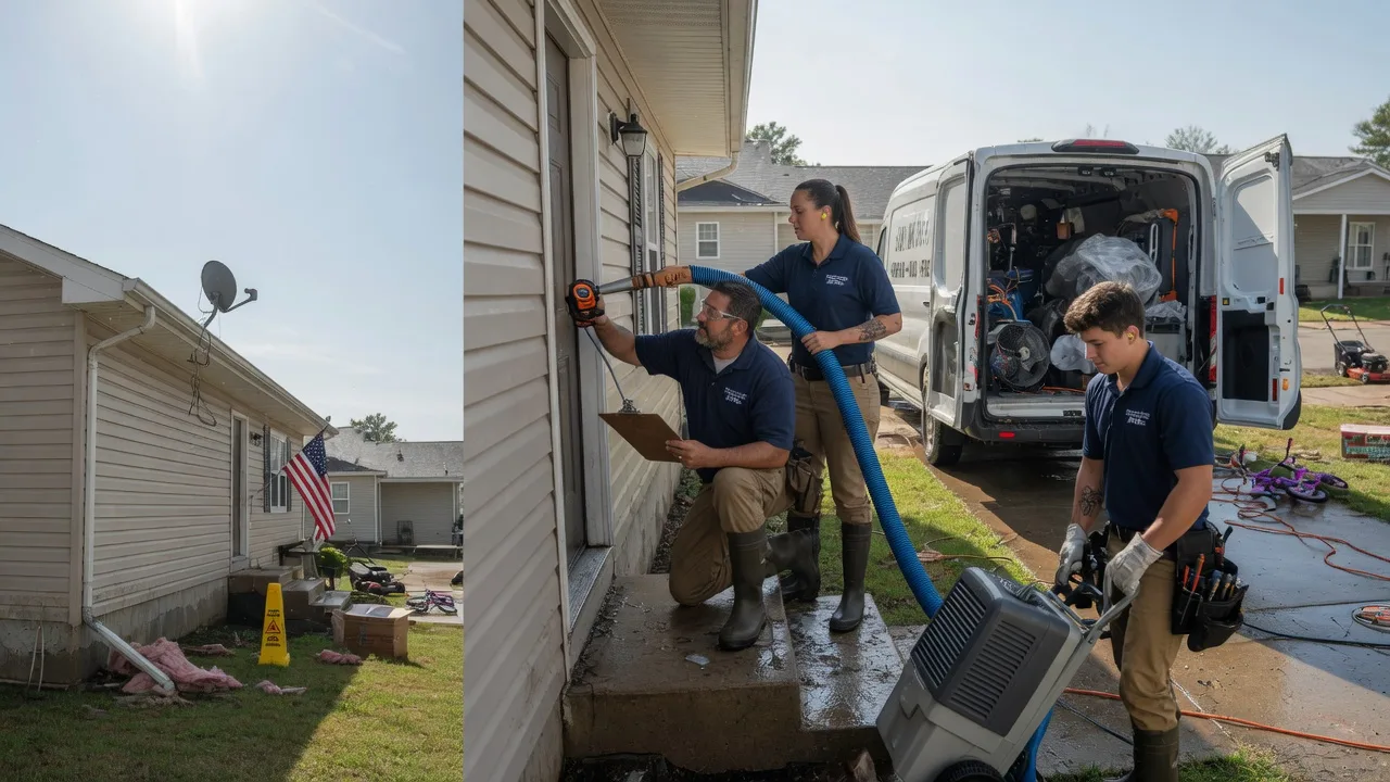 Ceiling Water Damage Restoration in Bassfield, MS near me